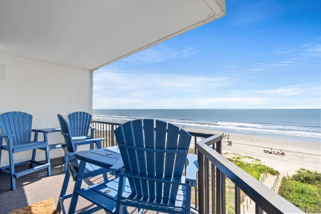 Exterior oceanfront view